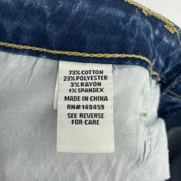 Ashley Mason Pants Women's 9 Blue Denim Skinny Stretch Midrise Stonewashed Jeans - Picture 7 of 7